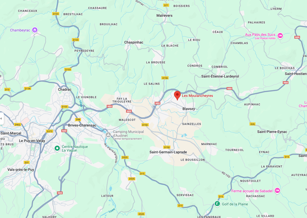 Emplacement google map